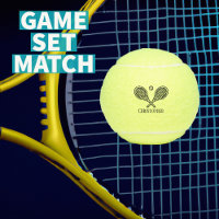 Tennis Thema Mit Monogramm Name