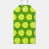 Tennis-Thema Party Gast Vielen Dank Geschenkanhänger (Rückseite)