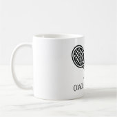 Tennis Theme Coach Mit Monogramm Name Kaffeetasse (Links)