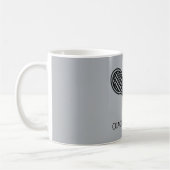 Tennis Theme Mit Monogramm Name Coach Kaffeetasse (Links)