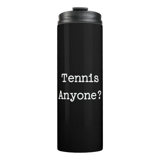 Tennis Thermosbecher (Vorderseite)