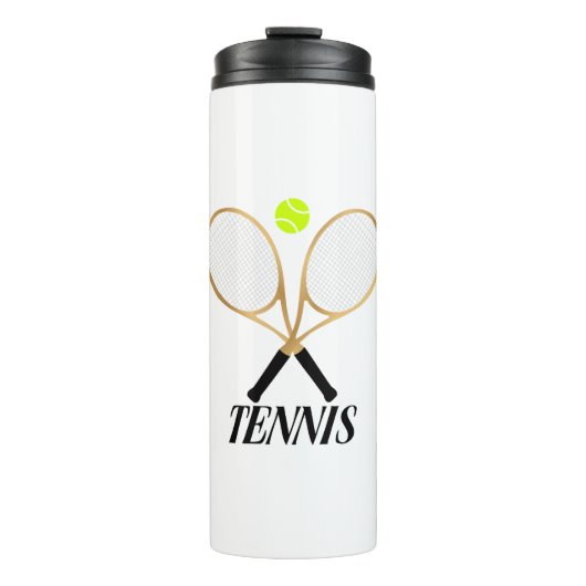 Tennis Thermosbecher (Vorderseite)