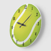 Tennis Time | Coole Sportgeschenke Große Wanduhr (Winkel)