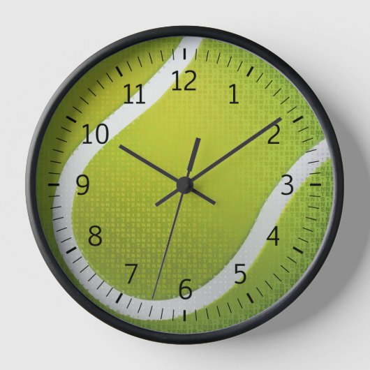 Tennis Time | Coole Sportgeschenke Uhr (Vorderseite)