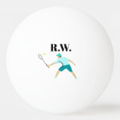 Tennis Tischtennisball (Vorderseite)