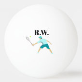 Tennis Tischtennisball (Rückseite)
