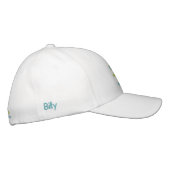 Tennis Tots Academy gestapelt Logo,Name,Website Bestickte Baseballkappe (Rechts)