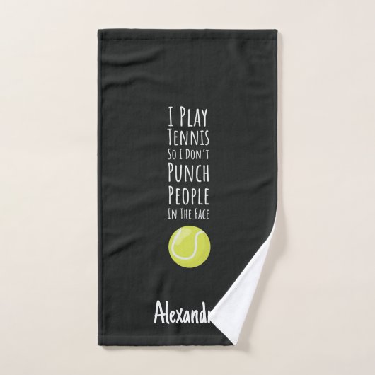 Tennis Towels Personalized Funny Player Gifts  Handtuch (Handtuch)