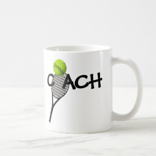 Tennis-Trainer-Ball-Schläger-Spiel-Kaffeetasse Kaffeetasse