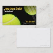 Tennis-Trainer für Tennis-Lektionen Visitenkarte (Vorne/Hinten)