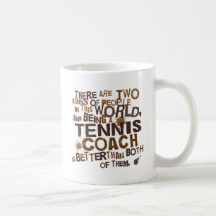 Tennis-Trainer-Geschenk Kaffeetasse