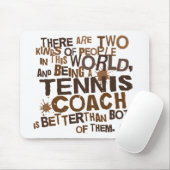 Tennis-Trainer-Geschenk Mousepad (Mit Mouse)