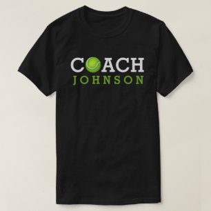 Tennis-Trainer-individueller Name T-Shirt