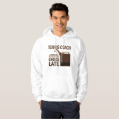 Tennis-Trainer-(lustiges) Geschenk Hoodie (Vorne ganz)