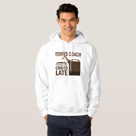 Tennis-Trainer-(lustiges) Geschenk Hoodie (Vorne ganz)