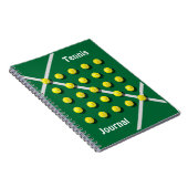 Tennis-Trainer, personalisiert Notizblock (Rechte Seite)