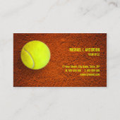 Tennis-Trainer-Sport Visitenkarte (Vorderseite)