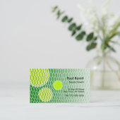Tennis-Trainer-Visitenkarte Visitenkarte (Stehend Vorderseite)