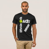 Tennis-Trainergrunge-individueller Name T-Shirt (Vorne ganz)