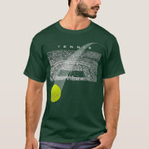 Tennis-Turnier mit Tennisball