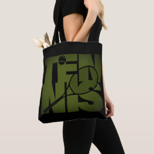 Tennis Typografie Tasche