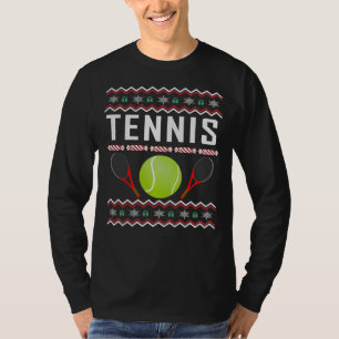 Tennis Ugly Christmas Sweater T-Shirt