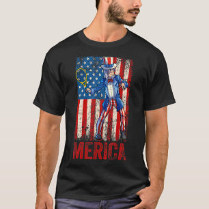 Tennis Uncle Sam 4. Juli Jungs Männer Amerikaner U T-Shirt