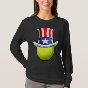 Tennis Uncle Sam 4. Juli Kinder Jungs Amerikanisch T-Shirt