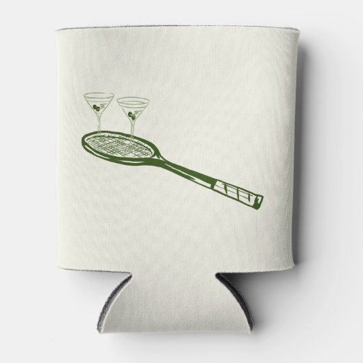Tennis und Martini Dosenkühler (Vorderseite)