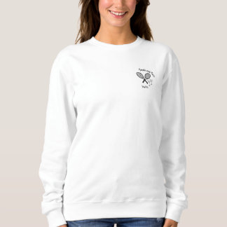 Tennis und Tinis festliches Sporty Sweatshirt
