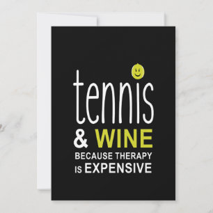 Tennis und Weinprämie Save The Date