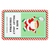 Tennis-Urlaub-Geschenkkarte Magnet (Horizontal)