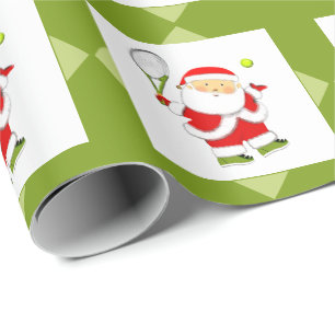 Tennis-Urlaubsgeschenk Geschenkpapier