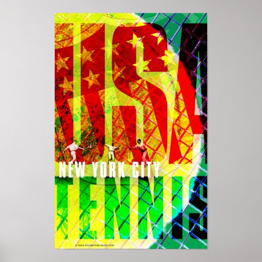 Tennis USA Poster (Vorne)