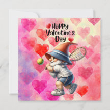 TENNIS Valentinstag zum Spieler mit Liebe