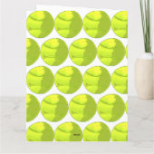 TENNIS Valentinstag zum Spieler mit Liebe Karte (Rückseite)