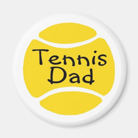 Tennis Vater 2 Magnet (Vorne)