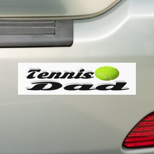Tennis Vater Autoaufkleber (Auf Auto)