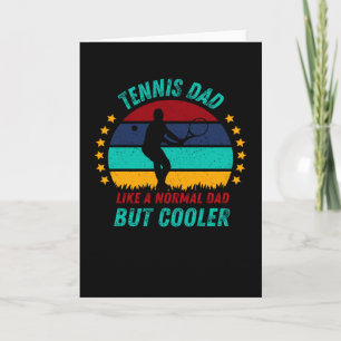 Tennis Vater - Cooles Vatertagsgeschenk Karte