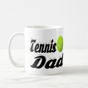 Tennis Vater Halbtext Kaffee Tasse