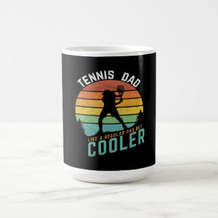 Tennis Vater ist wie ein normaler Vater, aber viel Kaffeetasse