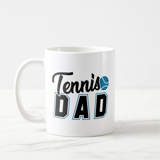 Tennis Vater Kaffeetasse (Links)
