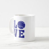 Tennis Vater Kaffeetasse (Vorderseite Links)