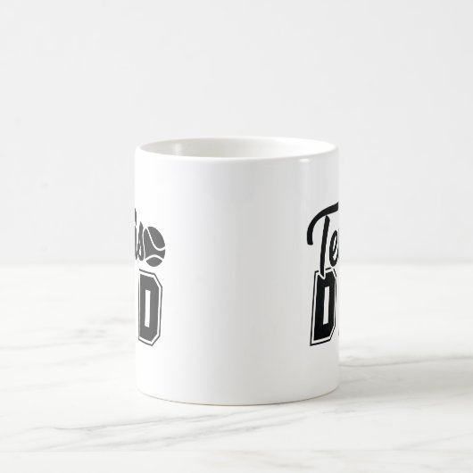 Tennis Vater Kaffeetasse (Mittel)