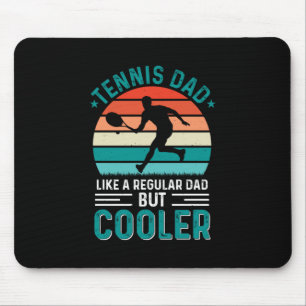 Tennis Vater Retro Sunset Mousepad
