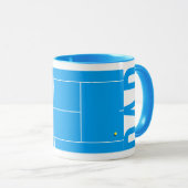 Tennis Vater Tasse (VorderseiteRechts)