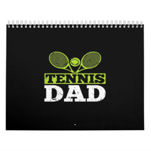 Tennis Vater Tennisspieler  Tennisplatz Kalender