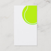 Tennis-Verein-Visitenkarte Visitenkarte (Rückseite)