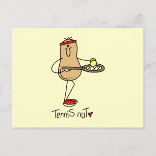 Tennis Verrückte T-Shirts und Geschenke Postkarte