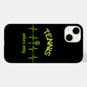 Tennis-Vibes nur Gehäuse-Design Case-Mate iPhone Hülle (Rückseite (Horizontal))